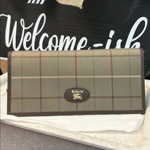 Burberry’s Haymarket Slim Wallet